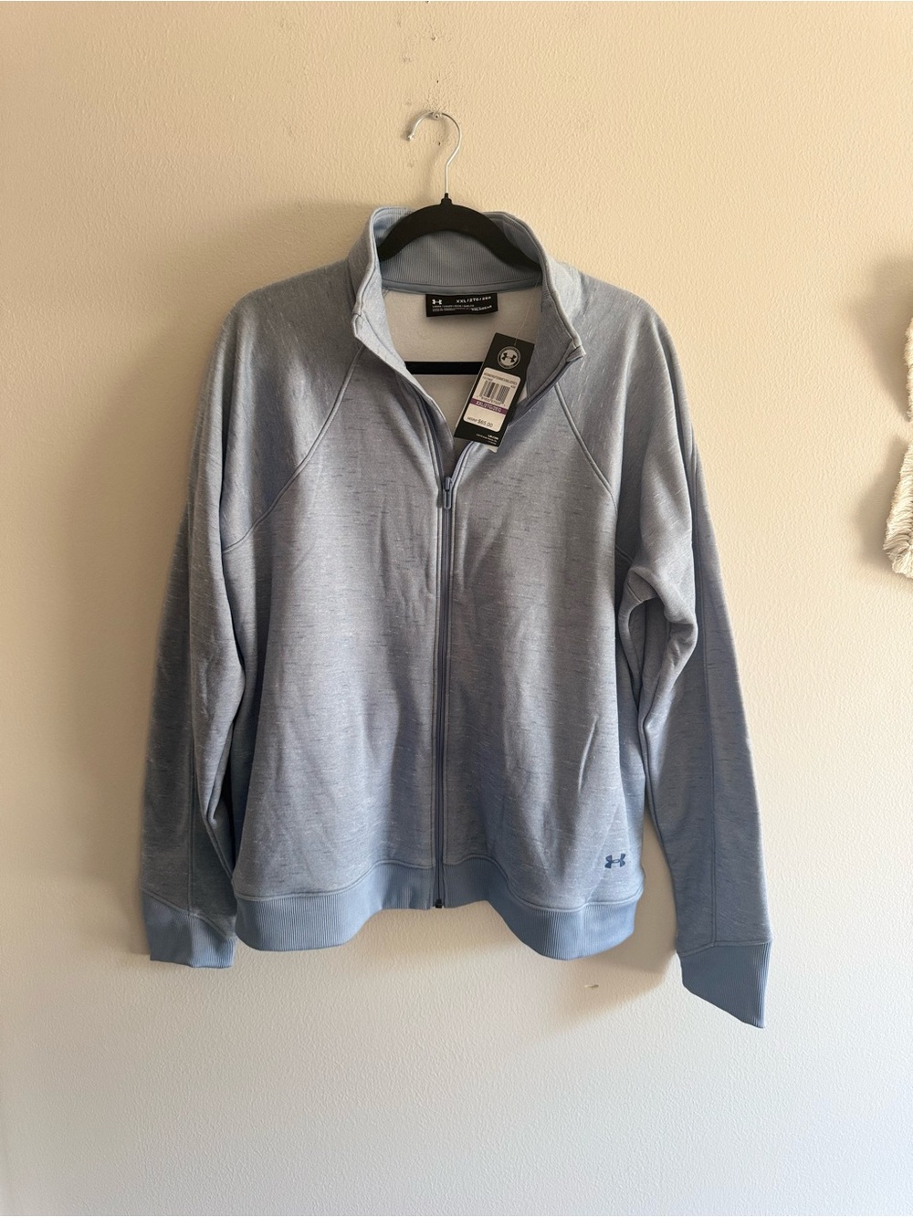 Under Armour womens Light Blue Full-Zip jacket nwt XXL